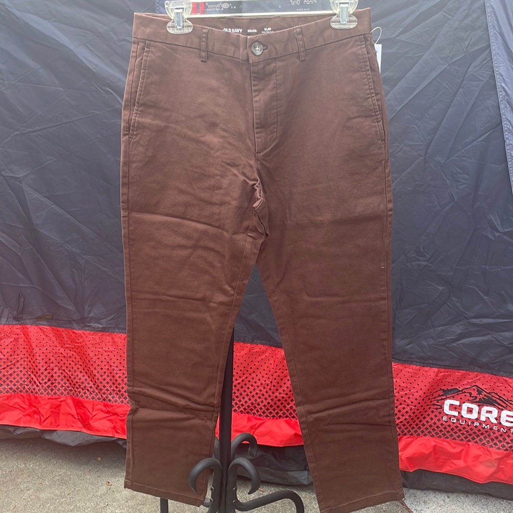 Old navy slim brown chinos